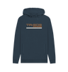 Navy Printed Hoody Front