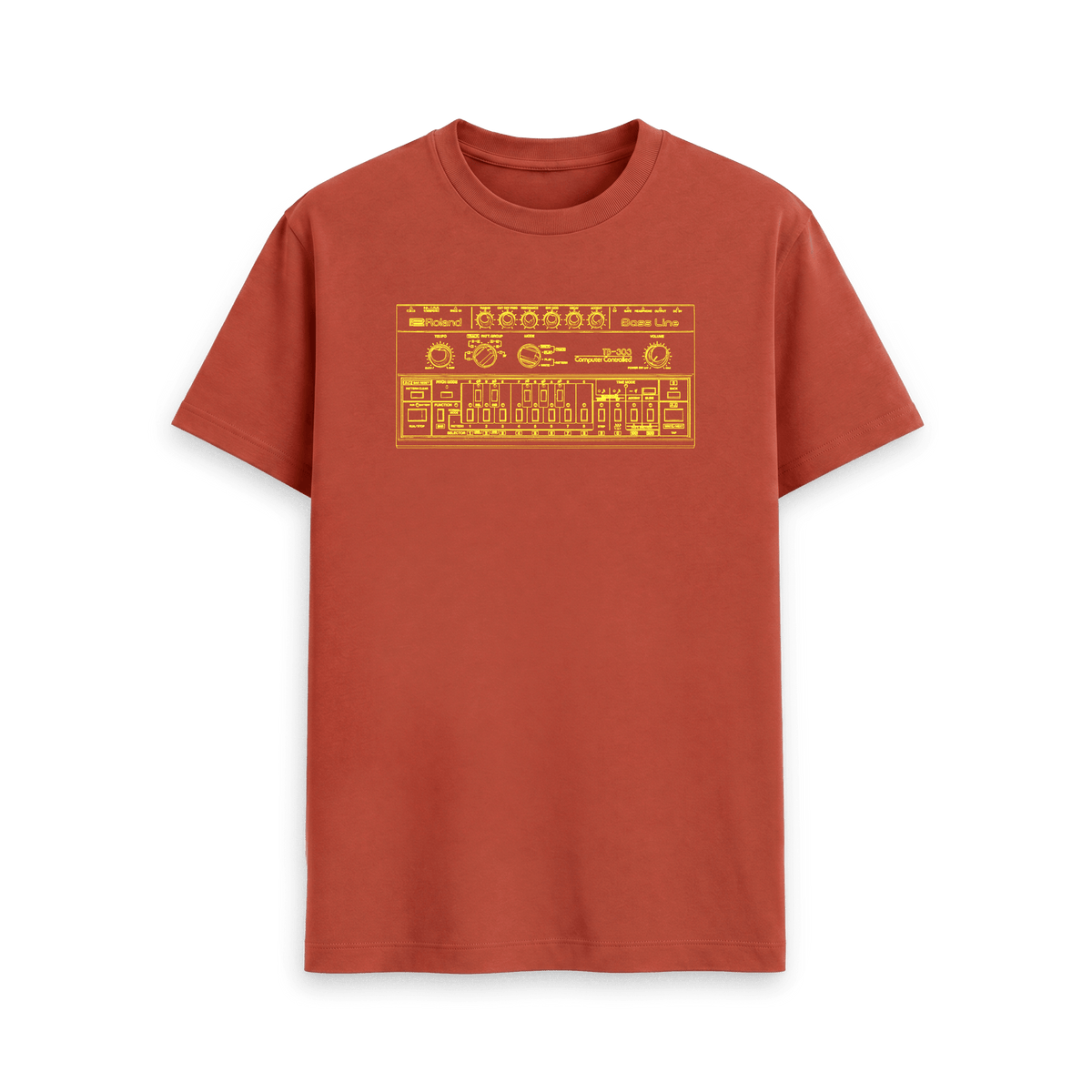 Rust Printed T-shirt Front