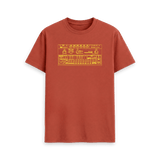 Rust Printed T-shirt Front