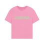 Rose Pink Printed T-shirt Front