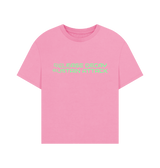 Rose Pink Printed T-shirt Front