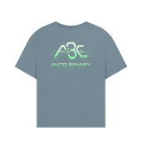 Stone Blue Printed T-shirt Back