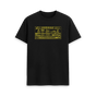 Black Printed T-shirt Front