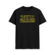 Black Printed T-shirt Front