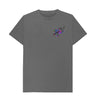 Slate Grey Cartoon Character Flying V T-Shirt