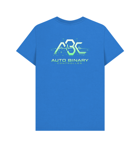 Bright Blue Printed T-shirt Back