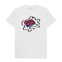 White Marker Pen Cassette Illustration T-Shirt