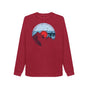 Cherry Womens Vinyl Record Mountain Sweatshirt