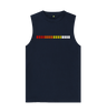 Navy Blue TR-808 Simple Pads Graphic Mens Vest