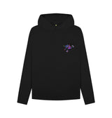 Black Womens Cartoon Character Flying V hoodie