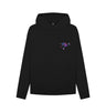 Black Womens Cartoon Character Flying V hoodie