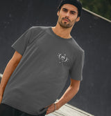 Combined Clef Heart Symbol Graphic Mens T-Shirt
