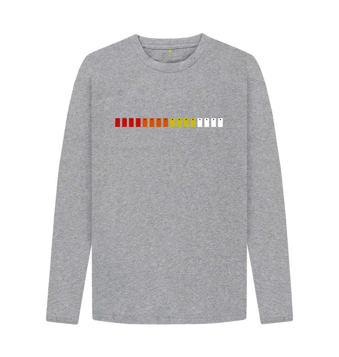 Athletic Grey TR-808 Pads Mens Long Sleeve T-Shirt