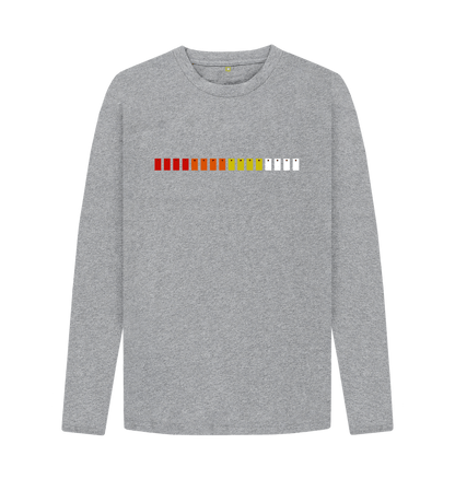 Athletic Grey TR-808 Pads Mens Long Sleeve T-Shirt