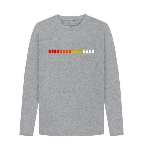 Athletic Grey TR-808 Pads Mens Long Sleeve T-Shirt