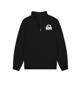 Black Sound Shirts Pocket Logo Quarter Zip Unisex Sweatshirt