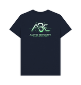 Navy Blue Printed T-shirt Back
