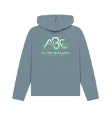Stone Blue Printed Hoody Back