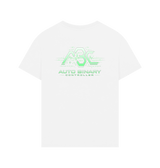 White Printed T-shirt Back