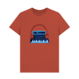 Rust Neon Moog Style Synth Mens T-Shirt