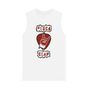White \"Pluck Yeah\" Graphic Mens Vest