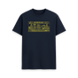 Navy Blue Printed T-shirt Front