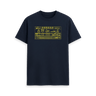 Navy Blue Printed T-shirt Front