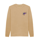 Sand Mens Cartoon Character Flying V Sweater