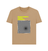Sand Bontempi Love Organ Green & Black Graphic Womens T-Shirt
