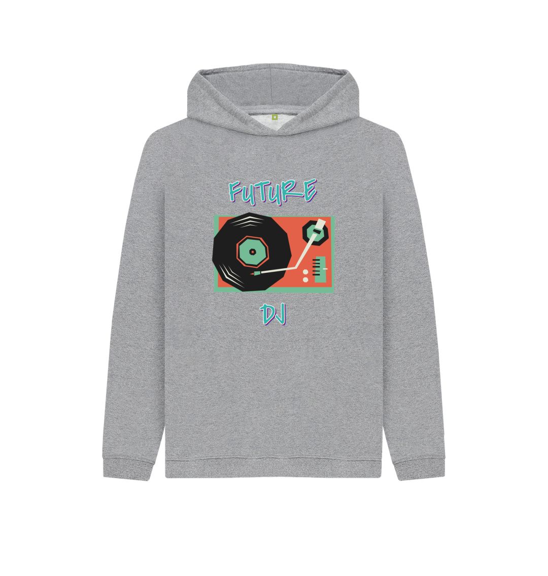 Athletic Grey Kids \"Future DJ\" Graphic Hoodie