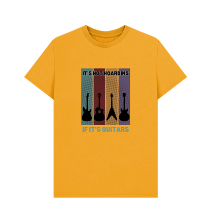 Mustard \"It's Not Hoarding If It's Guitars\" Mens T-Shirt