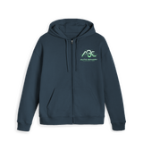 Navy Zip hoody Front