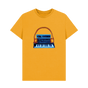 Mustard Neon Moog Style Synth Mens T-Shirt