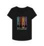 Black \"It's Not Hoarding If It's Guitars\" Womens V-Neck T-Shirt