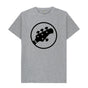 Athletic Grey Mens Stingray Guitar head t-shirt
