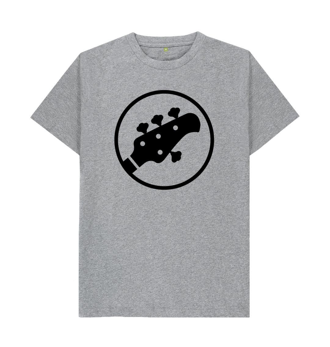 Athletic Grey Mens Stingray Guitar head t-shirt