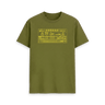 Moss Green Printed T-shirt Front