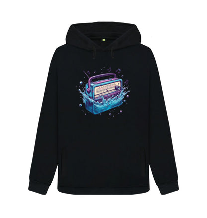 Black Women's Sync Or Swim Hoodie