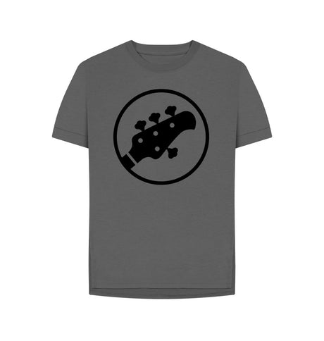 Slate Grey Womens Stingray Guitar Head T-shirt