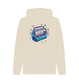 Oat Printed Hoody Front