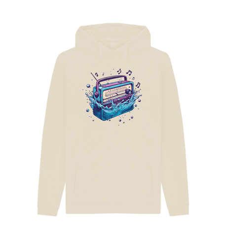 Oat Printed Hoody Front