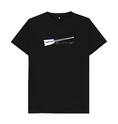 Black \"B2... Or Not B2?\" Hohner B2 Bass Guitar Graphic Mens T-Shirt