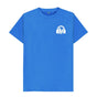 Bright Blue White SoundShirts Logo T-Shirt w\/ pocket style print