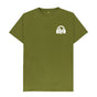 Moss Green White SoundShirts Logo T-Shirt w\/ pocket style print