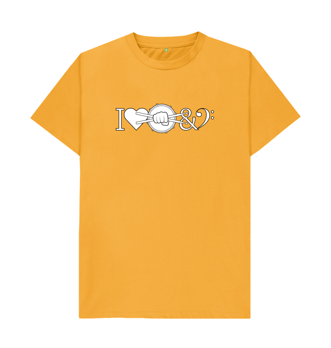 Mustard I Love Drum & Bass Graphic T-Shirt
