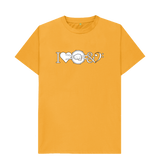 Mustard I Love Drum & Bass Graphic T-Shirt