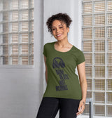 "Drop Beats Not Bombs" Women's Scoop Neck T-Shirt