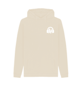 Oat Printed Hoody Front