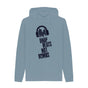 Stone Blue Drop Beats Not Bombs Sound Shirts Navy Logo Mens Hoodie