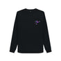 Black Womens Cartoon Character Flying V Sweater